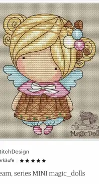 MikaStitchDesign- Ice Cream- Mini Magic Dolls