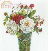 Fujico Mrs. Harbert Stevens & Francis Dubreuil From Book Names of Roses