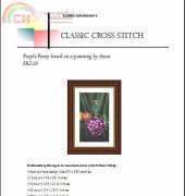 Classic Cross Stitch - FR 259 Purple Peony