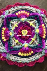 Hooks and Tales - Jen Tyler - Equinox  Cushion Block