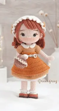 Green Frog Crochet - Thuy Anh - Đặng Thùy Anh - Zoey Doll