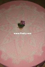 Knitting Lace Tablecloth