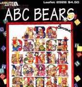 Leisure Arts 2928 ABC Bears