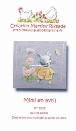 Martine Rigeade 1012 - Mimi en Avril / Mimi in April PCS