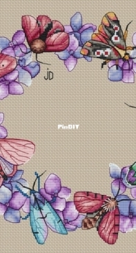 Butterfly-lilac by Jeanne Dick
