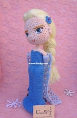 Crochet Ro Amigurumis - Roxana Jaime - Elsa by Frozen - Spanish - Free