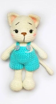 Lovenika Design - Yevheniia Romanchuk - Rony the Cat  in Overalls