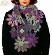 my work---- Irish crochet scarf