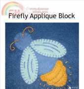 Wee Folk Art-Firefly Applique Block