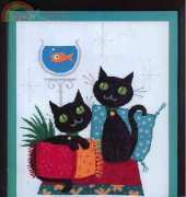 Parlour Kittens - Mischievious Moggies by Vivienne Powers from Cross Stitch Gold 36
