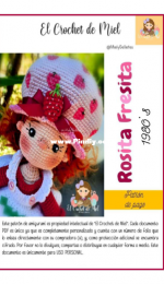 El Crochet de Miel - Miel y Galletas - Hannie Ordoñez - 1980s Strawberry Shortcake - Rosita Fresita 1980s - Spanish