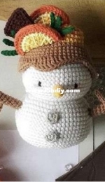 Valentin crochet - Valentin Carlettini - The 7th bens hat - The yule log cake orange-chocolate - Free