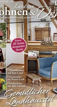 Landidee Wohnen und  Deko - nr 5  August/September 2017 German