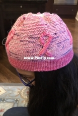 Breast Cancer Awareness Hat by Mary W Martin-Free