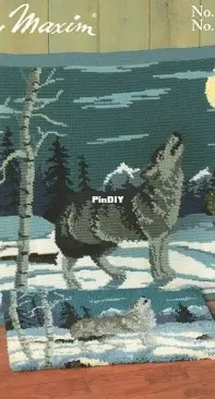 Mary Maxim - Lone Wolf Afghan