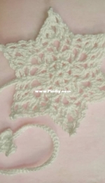 Crochet Snowflake and Butterfly Bookmark