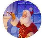 HAED HAESGCO 5961 Santa and The Mouse Ornament by Scott Gustafson XSD