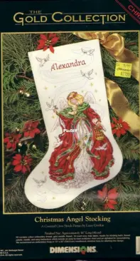 Dimensions 8498 Christmas Angel Stocking XSD