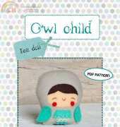 Noia Land - Owl Child - Felt Doll