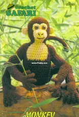 Annie's Attic - Barbara Anderson - 87S67 Crochet Safari - Monkey