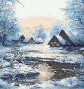 Zolotoe Runo LP-018 Winter Scene