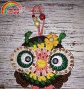 Magic with Hook and Needles - Vendula Maderska - Autumn Owl Ornament - Dutch