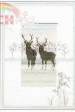 Derwentwater design: Misty Mornings - Frosty Deer