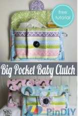 Sew Can She - Caroline Fairbanks-Critchfield - Big Pocket Baby Clutch - Free