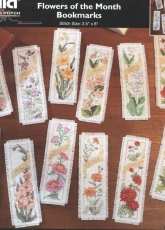 Bucilla 45571 - Flowers of the Month Bookmarks