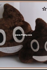 Pillow emoji poop