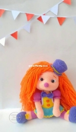 Amigurumis San Vicente - Mabel Berríos Vergara - Clown amigurumi - Spanish