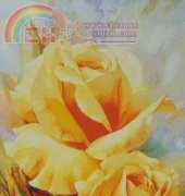 I Love Cross Stitch IL-005 Yellow Roses xsd