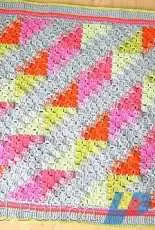 Felted Button - Susan Carlson - Puzzle Patch Blanket