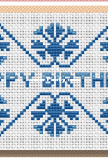 Alita Designs - Blue Birthday Card - Free