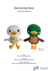 Dolls and Daydreams-Duck Sewing Pattern