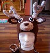 deer adult hat and baby sets