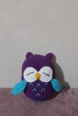 Amigurumi Purple Owl