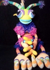 Knitted toy - monsters