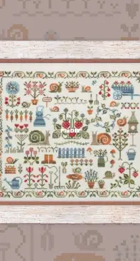 OwlForest Embroidery - Snail Garden  XSD + PCS