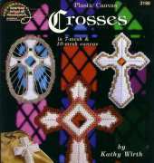 American School of Needlework Plastic Canvas 3188 Plastic Canvas Crosses