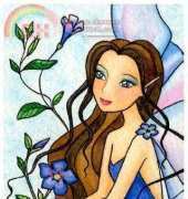 HAED HAENTQS 281 Periwinkle FaeHAED HAENTQS 281 QS Periwinkle Fae by Nadia Tate