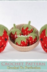 Tatie Soft Toys - Tatie Davies - Strawberry pattern In 2 sizes