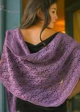 Rhombus Feather Shawl - C16 - Anna Cohen -  Imperial Stock Ranch