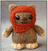 Lucy Ravenscar - Lucy Collin - Star Wars Mini Amigurumi Wicket the Ewok