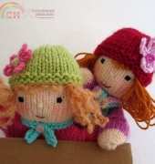 Dollytime-Ruby And Rose Hand Puppets by Wendy Phillips