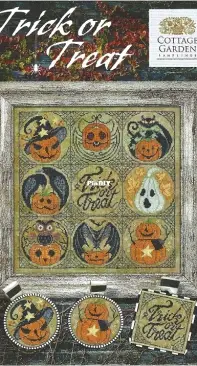 Cottage Garden Samplings CGS-1091 Trick or Treat PCS + XSD
