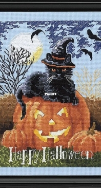 Jeanette Crews Designs 714-K Halloween Kitty PCS + XSD