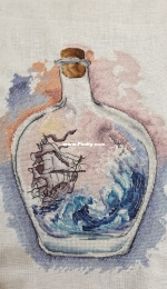 Ship in bottle - Miya Stitch