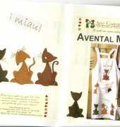 Arte Costura-Avental Miau /spanish