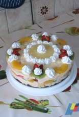 Fruit and Cream Cake